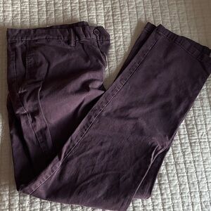Old Navy Men's Dark Purple Chinos